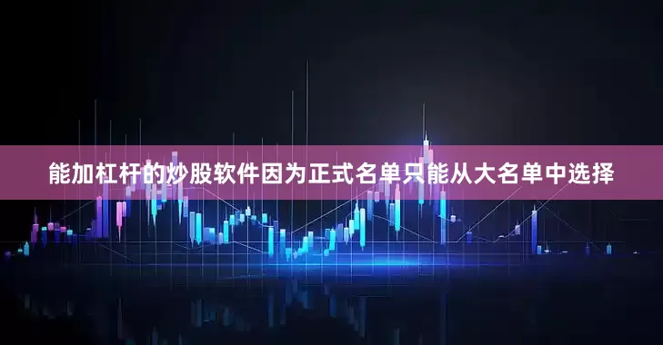 能加杠杆的炒股软件因为正式名单只能从大名单中选择
